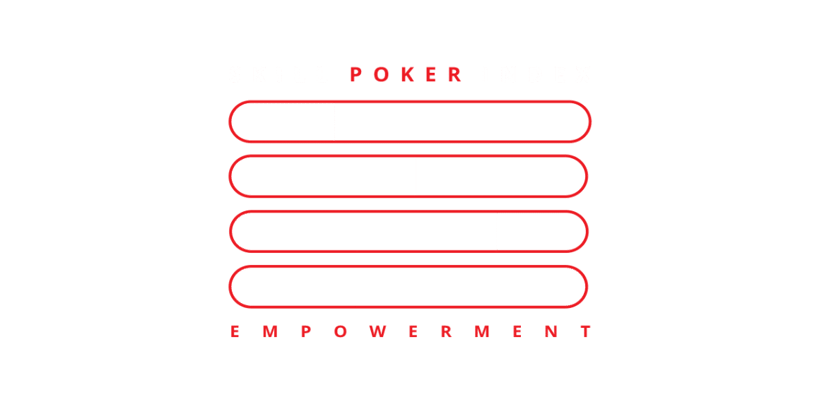 Logo distintivo del marchio Skill Poker Index